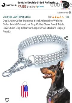 Dog Chain Collar Stainless Steel