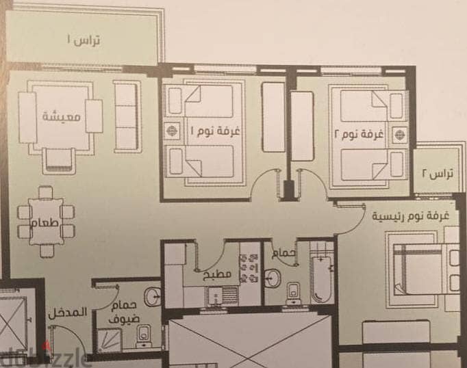 بتقسيط 10 سنوات . . امتلك شقة بجاردن فى B14 بمدينتى 108 م بقرب الخدمات 1