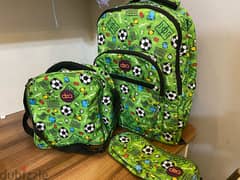 18" school bag set  شنطة مدرسية ٣ قطع