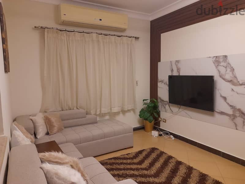 Furnished villa for rent in Al-Rehab 1, Model C 18