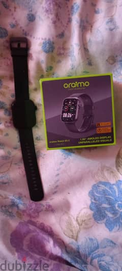 oraimo Watch ES 2 ساعة ذكية 1.95 بوصة AMOLED IP68