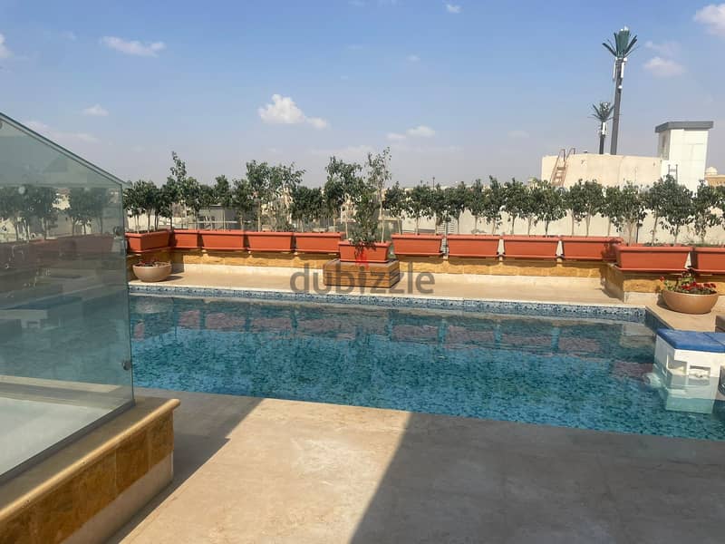 pent-house with private pool بينتهاووس بالعفش و التكيفات وحمام سباحة 0