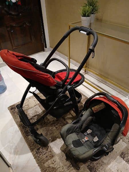 Graco stroller + car seat 2