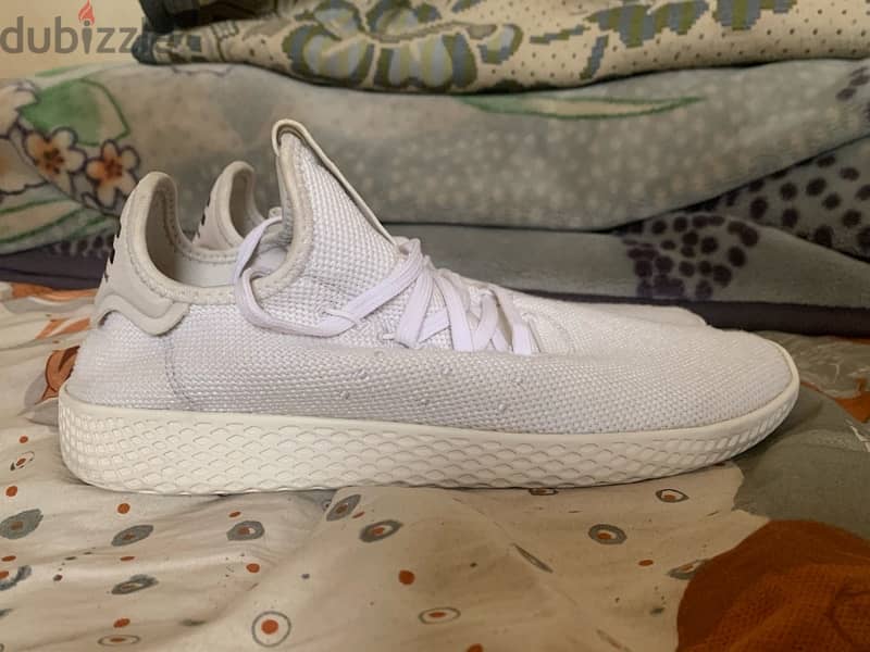 adidas Tennis Hu Pharrell Williams Triple White size 45.5 3