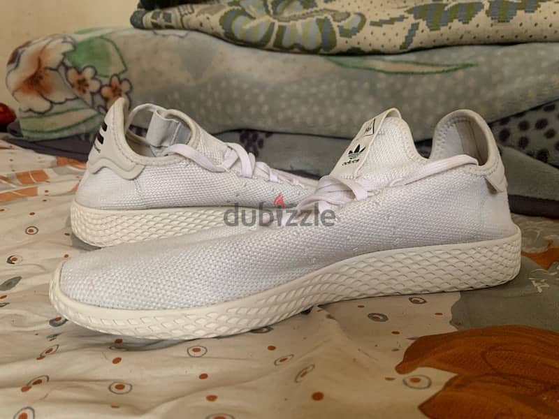 adidas Tennis Hu Pharrell Williams Triple White size 45.5 5