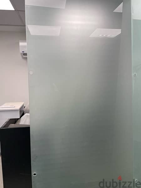 office glass ,new just installed 2