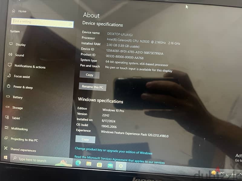 laptop lenovo windows 10 pro 0