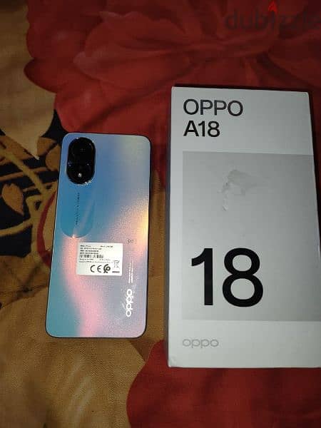 موبايل oppo A18 استعمال يوم واحد فقط 1