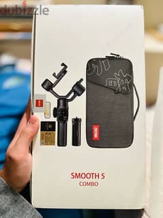 جامبل زيون سموث ٥ كومبو gimbal zhiyun smoth 5 combo