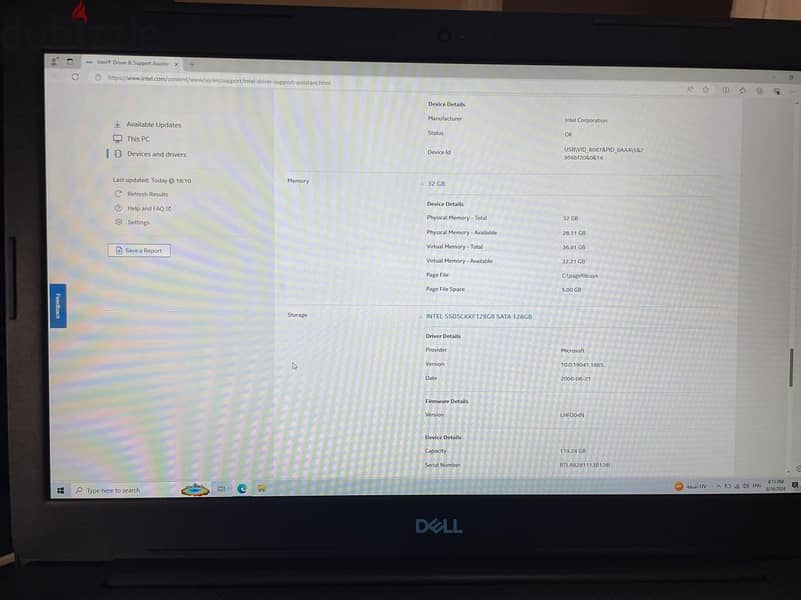 Dell G3 15 i7, 32gb ram, 4gb graphics 14