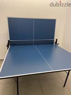 foldable professional ping pong table (including rackets and balls)