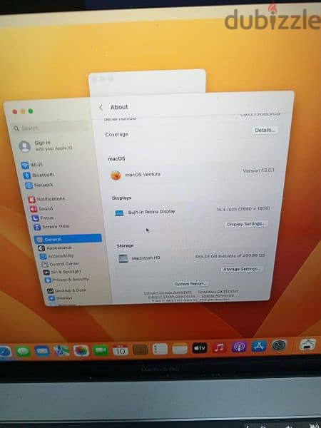 MacBook pro 2019 15.4 inch 3