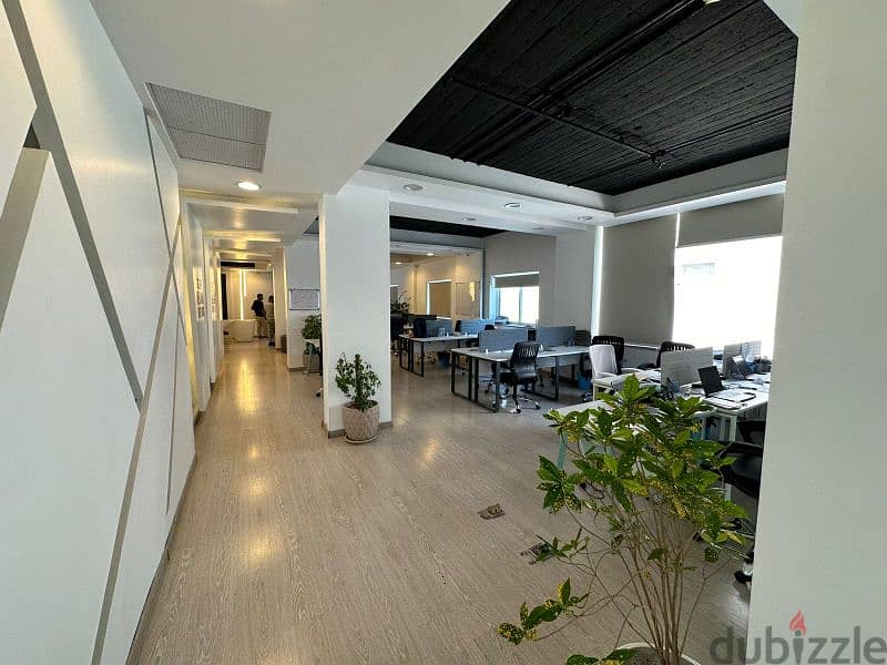 مكتب اداري للايجار 220م علي التسعين التجمع الخامس Office For Rent 220M 5