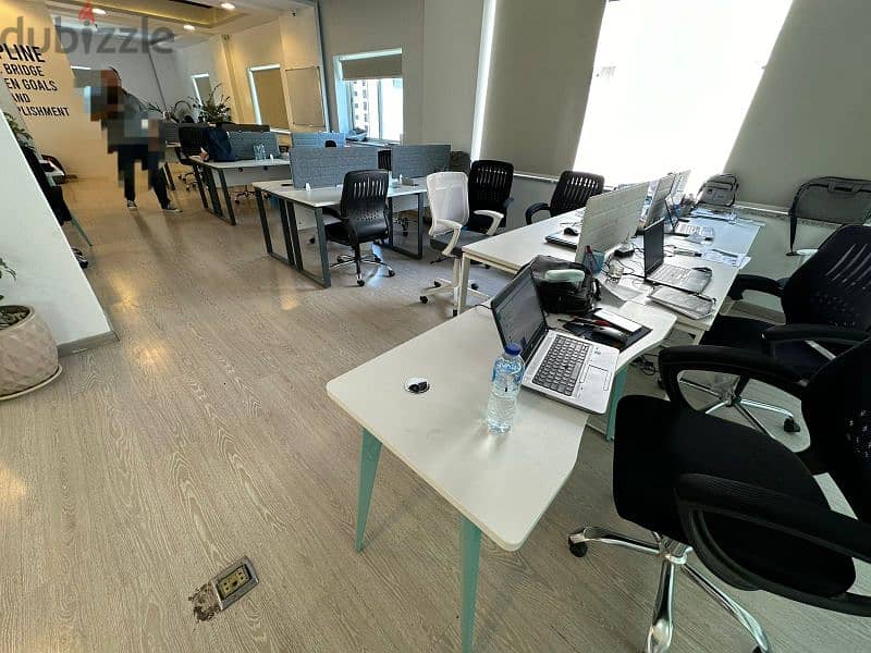 مكتب اداري للايجار 220م علي التسعين التجمع الخامس Office For Rent 220M 6