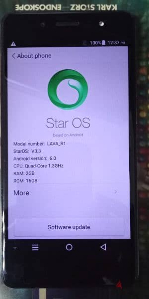 Lava R1 16GB Ram 2GB بالعلبة