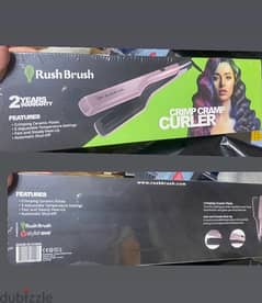 curly Hair styler -Rush brush Crimp cramp curler 0