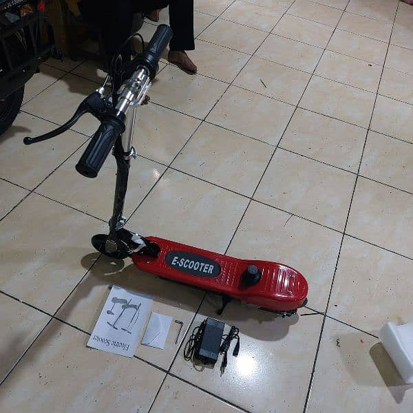 Electric Scooter For Kids, Red Color 10