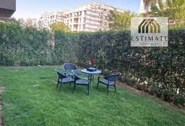 apartment 143m with garden semi furnished for rent elmarasem  New Cairo 0