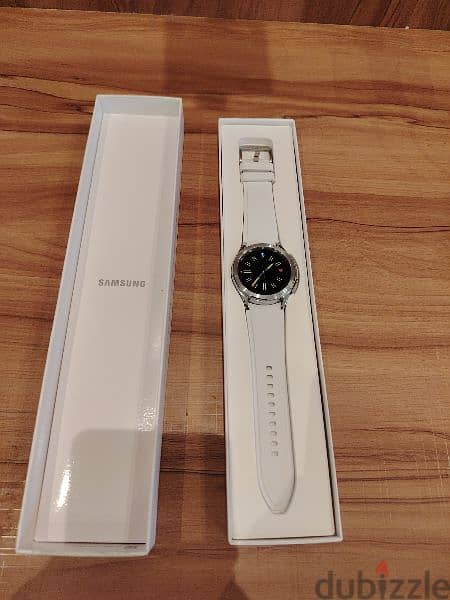 Samsung Galaxy smartwatch 4 classic white 42 3