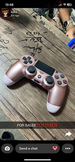 PlayStation 4 controller (rose gold)