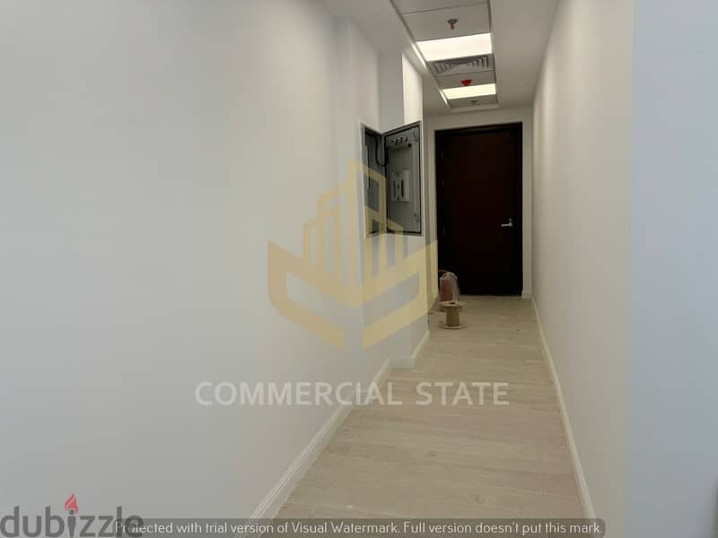 Finished Office at CFC for Rent 151m-مكتب للايجار في كايروفيستيفال 5