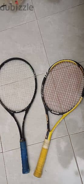 Wilson used tennis racket size 27 5