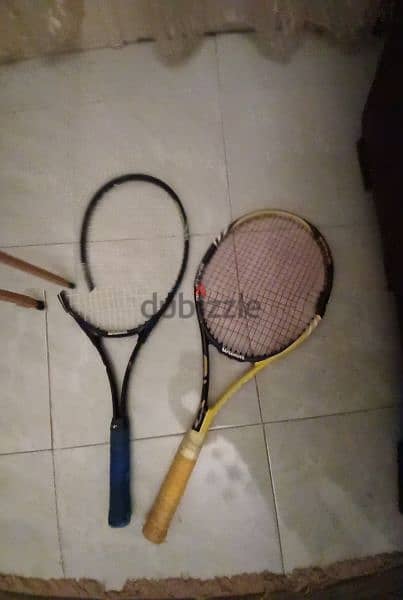 Wilson used tennis racket size 27 6