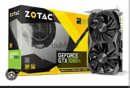 nvidia gforce 1080ti zotac 11 gb ram like new with box 0