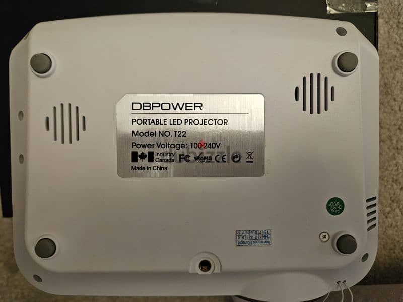 DBPOWER portable projector model T22 2