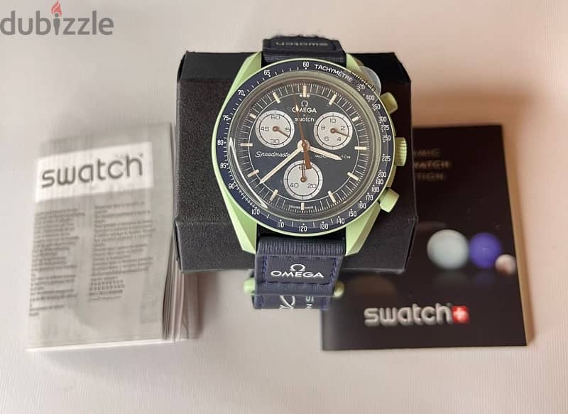 Omega x Swatch Watch MISSION ON EARTH SO33G100 5