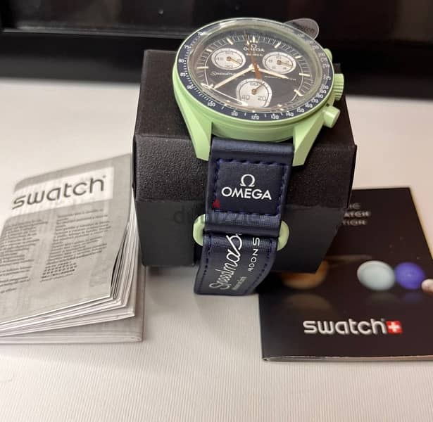 Omega x Swatch Watch MISSION ON EARTH SO33G100 8