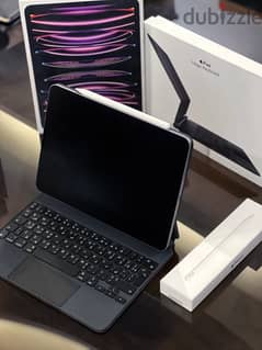 Ipad 11 inch m2 256gb (4th gen) + Magic Keyboard + Apple Pencil Gen 2 0