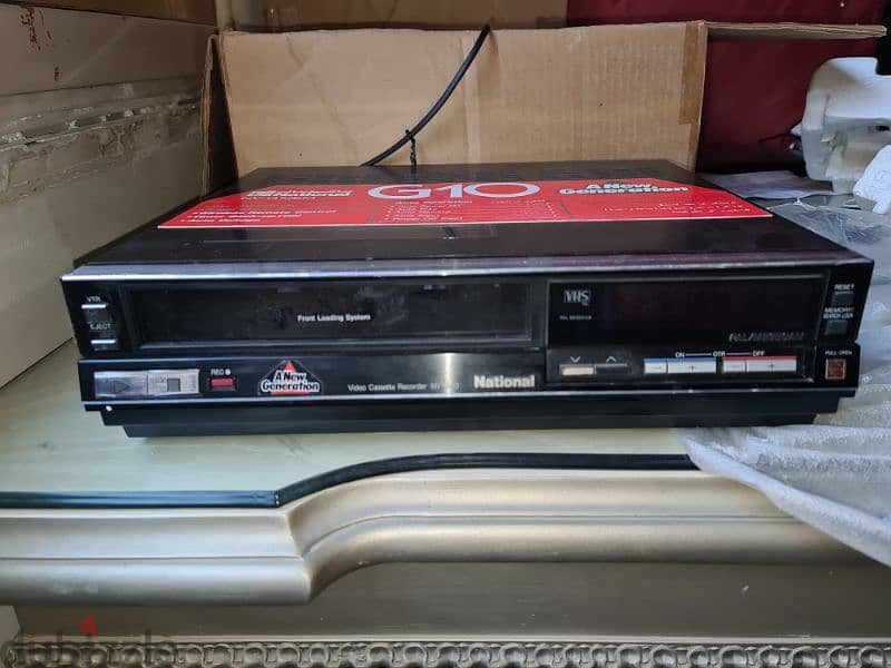 VCR WITH HEAD REWINDER AND DISH MOTOR WITH REMOTE 3