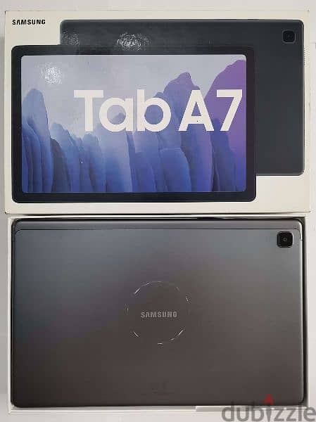 Samsung galaxy tab A7 | A7 سامسونج جالاكسي تاب
+ كرتونة + جراب + شاحن 3