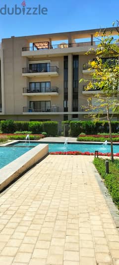 Apartment for sale in a garden in installments in the best location in New Cairo, ready to move 0