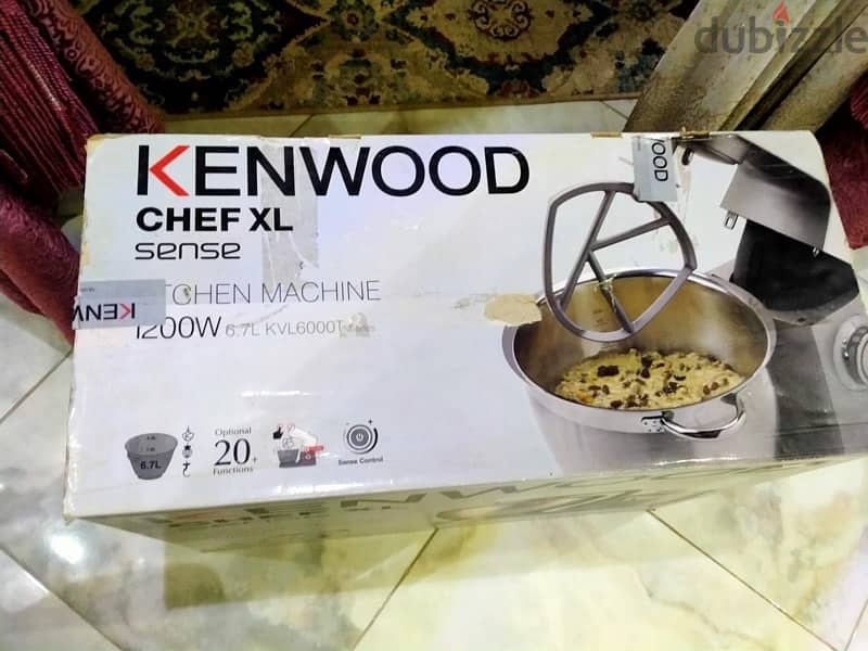 kitchen machine chef xl sense 1200w 6.7L KVL6000T 1