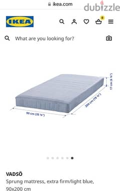 IKEA kids bed with mattress 0