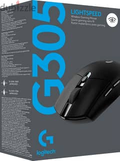 ماوس جيمنج وايرلس LOGITECH G305 Lightspeed Wireless Gaming Mouse - Bla