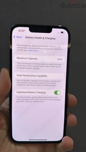 ايفون١٣ برو ٢٥٦ بطاريه ٨٨٪؜ 5