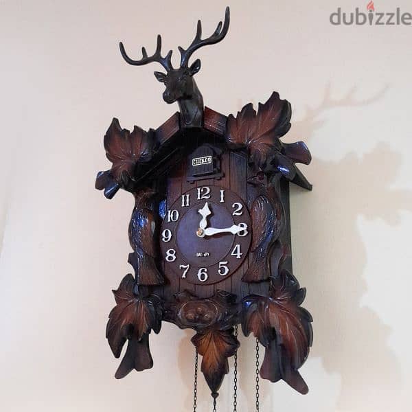 vintage Cuckoo clock 1970 in mint condition ساعة كوكو . 2