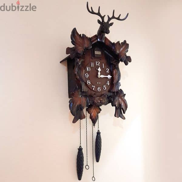 vintage Cuckoo clock 1970 in mint condition ساعة كوكو . 5