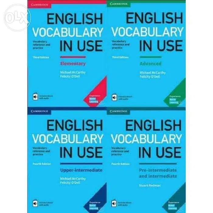 مفردات اللغة الإنجليزية في الاستخدام + صوت || سلسلة 4 كتب
