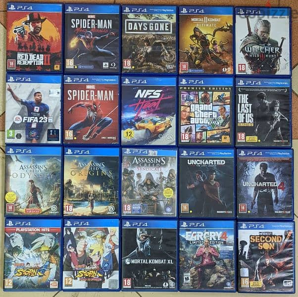 Ps4-ps5 Cd Games-playstation / العاب بلايستيشن - بلاى ستشين ٤ 3