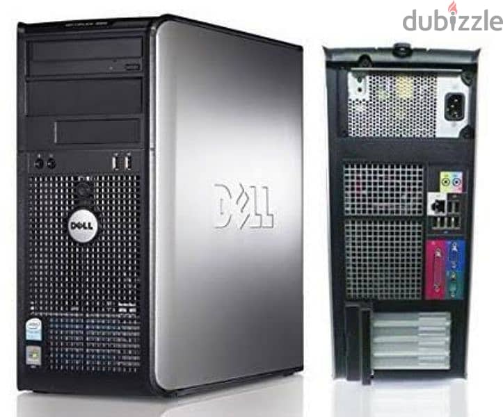 كيسه dell optiplex 330 وشاشه Acer 15بوصه lcd 1