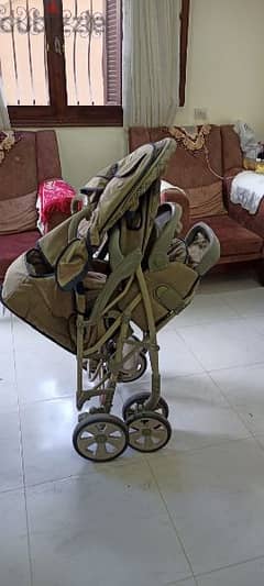 عربية اطفال تؤام والكرسي الأمامي car seat 0