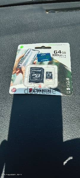 كارت ميموري ٦٤ جيجا كينجستون بالضمان لم يفتح Kingstone 64 GB SD card 0