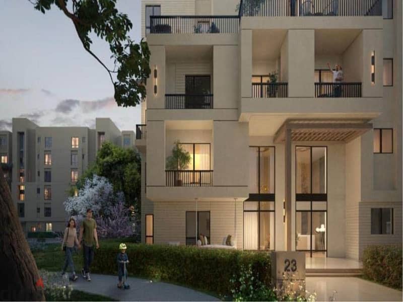 شقة للبيع بكمبوند أاويست موقع مميز Apartment for sale at O-West Core 1