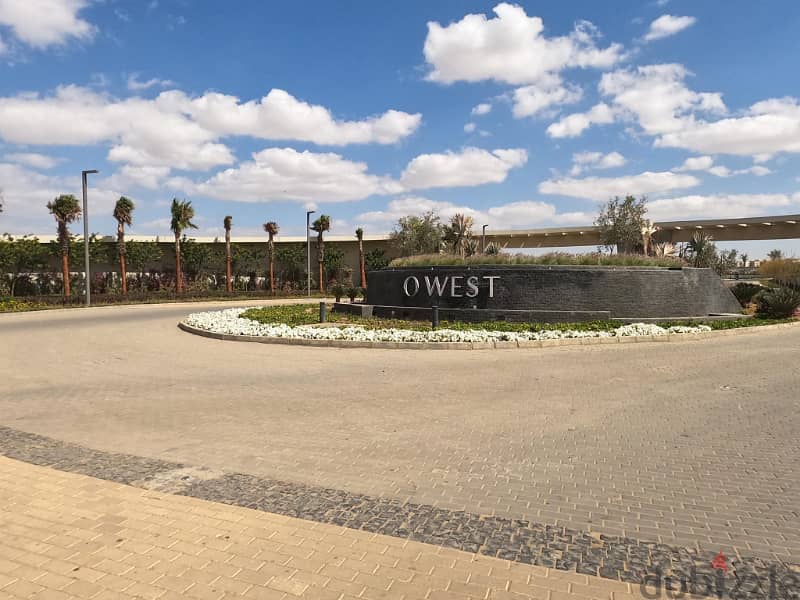 شقة للبيع بكمبوند أاويست موقع مميز Apartment for sale at O-West Core 3