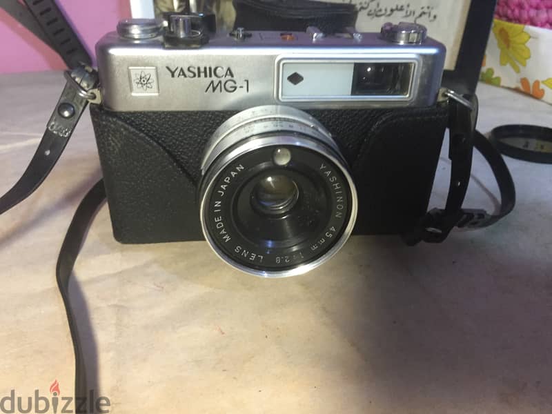 كاميرا Yashica MG-1 45mm بحالة ممتازة - نادرة جدًا, made in japan 4