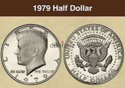 half dollar 1979